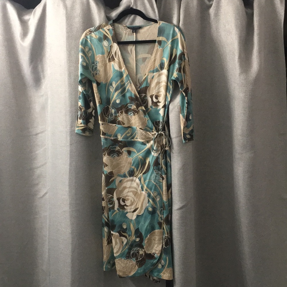 Banana Republic wrap dress.